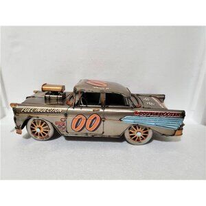 Vintage Metal Race Car Model Fuel Injection “Double Doozer” #00 Classic Chevy